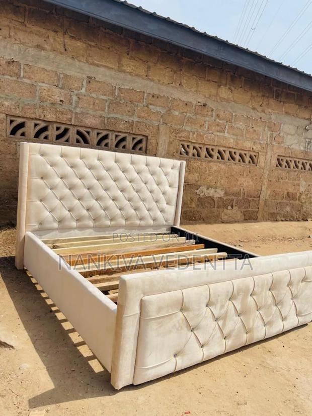 Queen Size Fabric Bed Frame · Photo 2