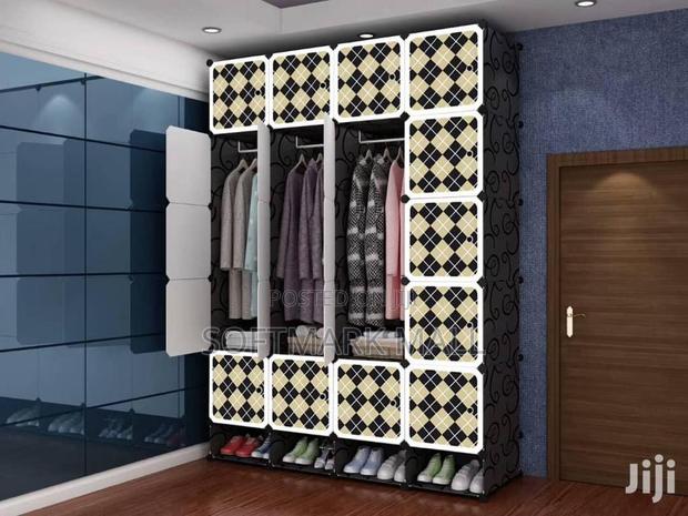 20 Cubes Wardrobe With Shoe Rack- Multicolour · Photo 1