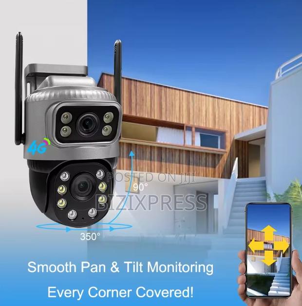 4g Dual Lens Security Camera