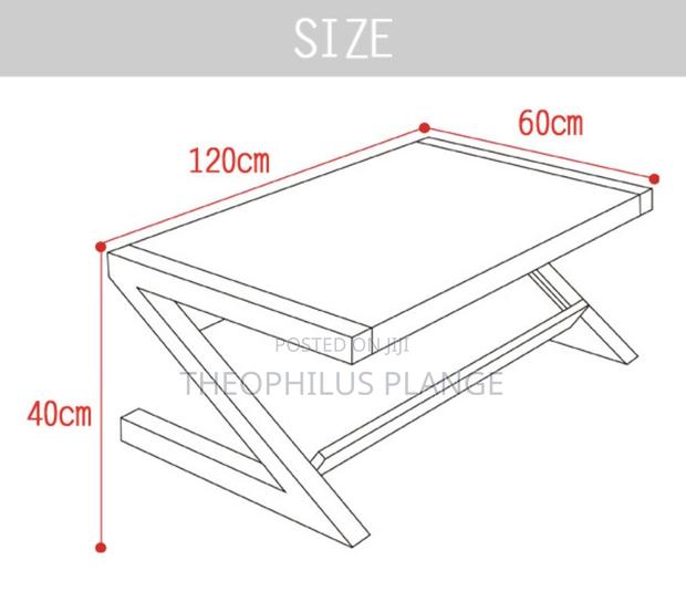 Z Shape Glass Center Table / Living Room Table · Photo 4