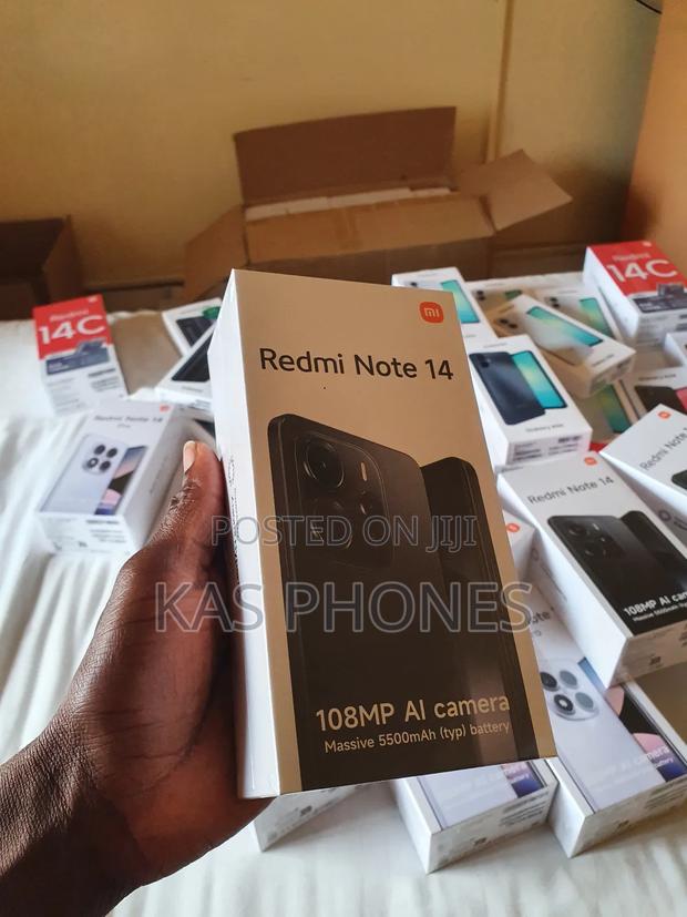 New Xiaomi Redmi Note 14 4G 256 GB Black
