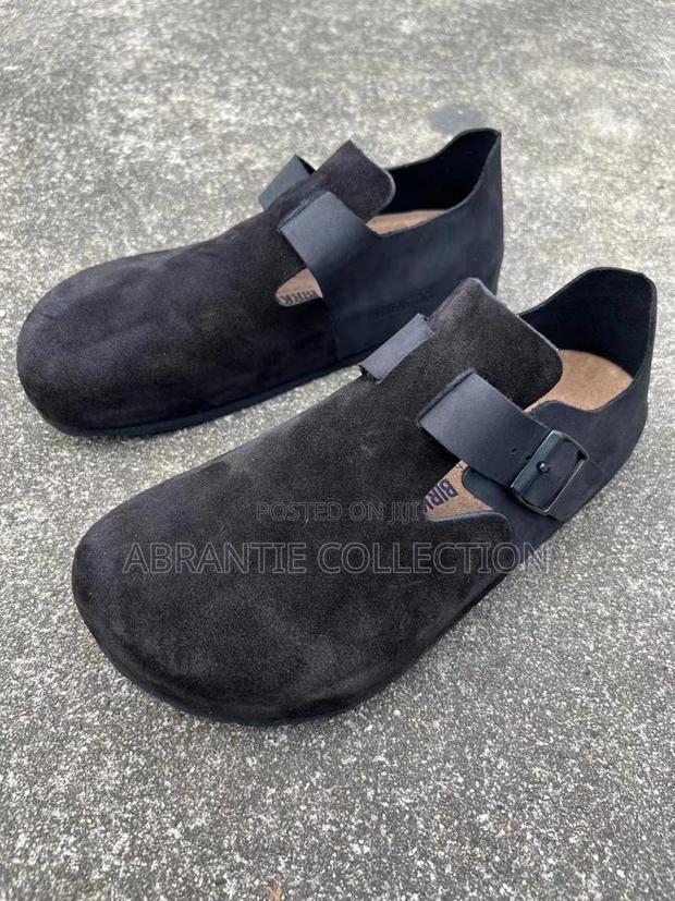 Birkenstock London Suede Black Shoes · Photo 3