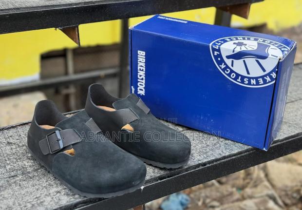 Birkenstock London Suede Black Shoes · Photo 4