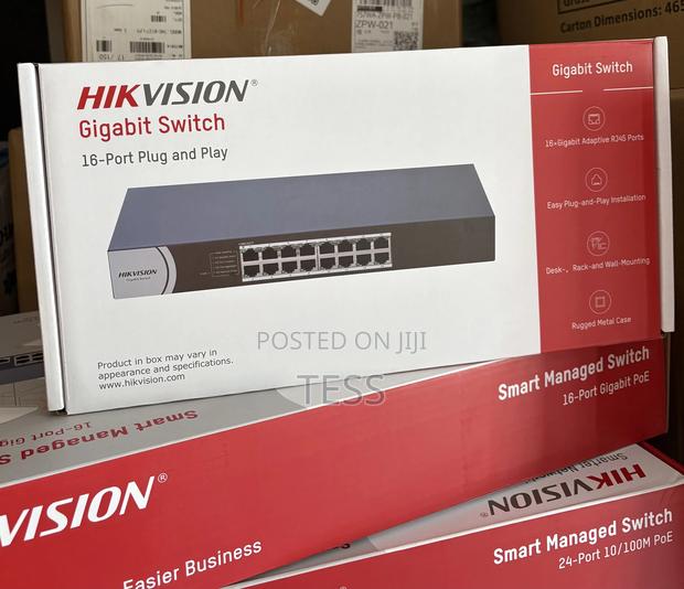 Hikvision 16port Fast Ethernet Gigabit Switch Ds-3e0516r-O · Photo 3