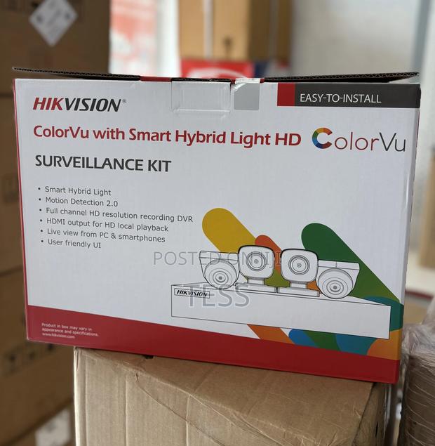 Hikvision 4ch Kit Full Color Vu With Audio No Audio · Photo 3