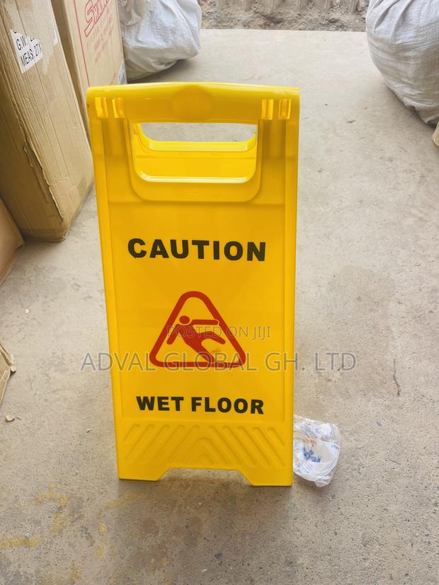 Cleaning Caution Sign photo 3