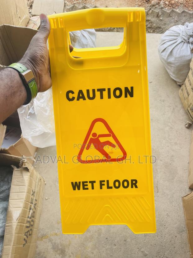 Cleaning Caution Sign photo 2