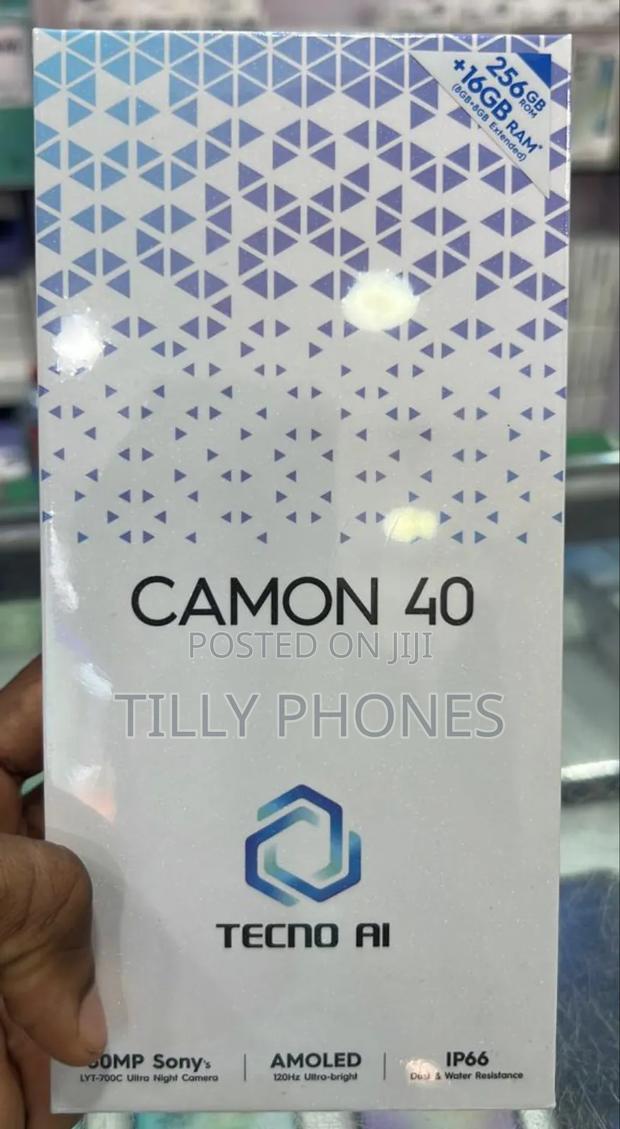 New Tecno Camon 40 256 GB Black photo 3