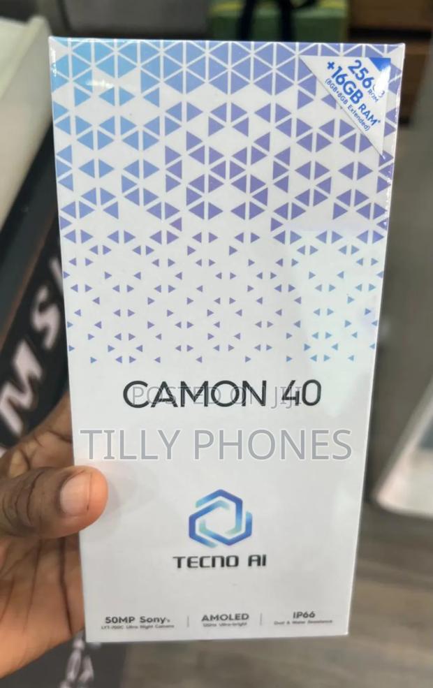 New Tecno Camon 40 256 GB Black