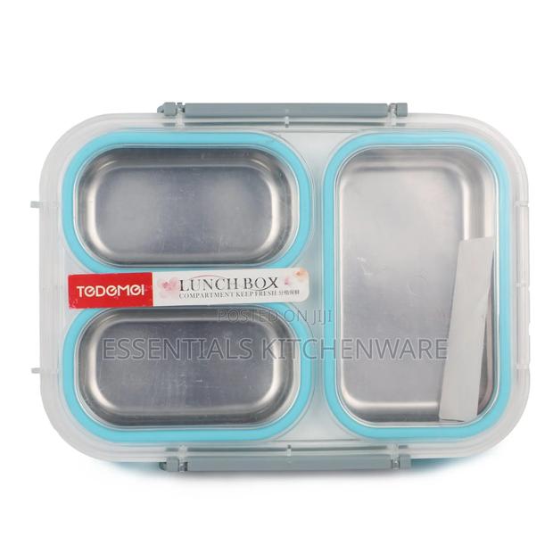 Stainless Steel 3 Compartment Lunch Box · Photo 4