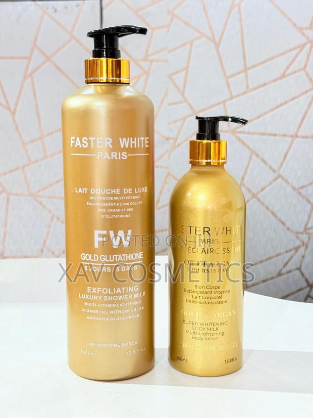 Faster White Gold Argan Super Whitening Lotion Shower Gel · Photo 2