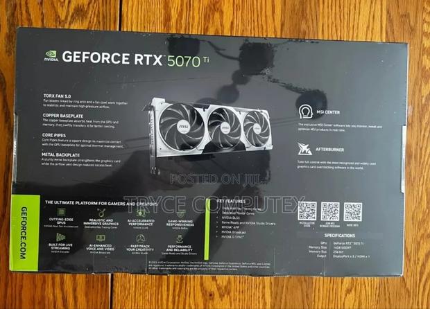 Msi Ventus RTX 5070 Ti 16gb Graphic Card · Photo 3