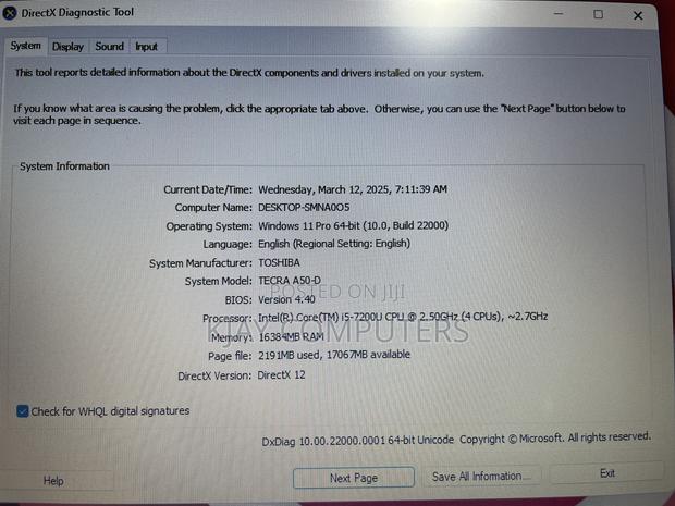 Laptop Toshiba Tecra A50 16GB Intel Core I5 SSD 256GB photo 7