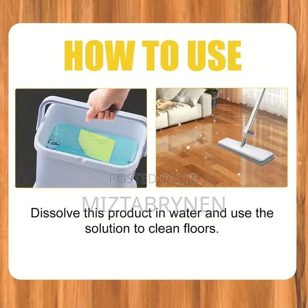 Powerful Scented Floor Cleaning Detergent - 30 Strips photo 2