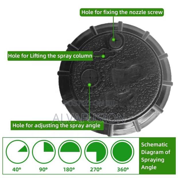 360°Adjustable Sprinkler Lawn Garden Pop Up Sprinkler · Photo 4