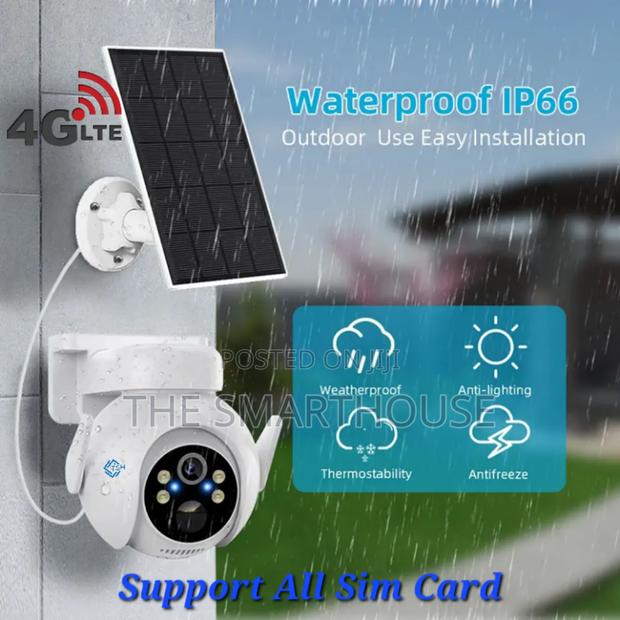 Smart Solar 4g CCTV Camera ( Support All Sim Cards) photo 5