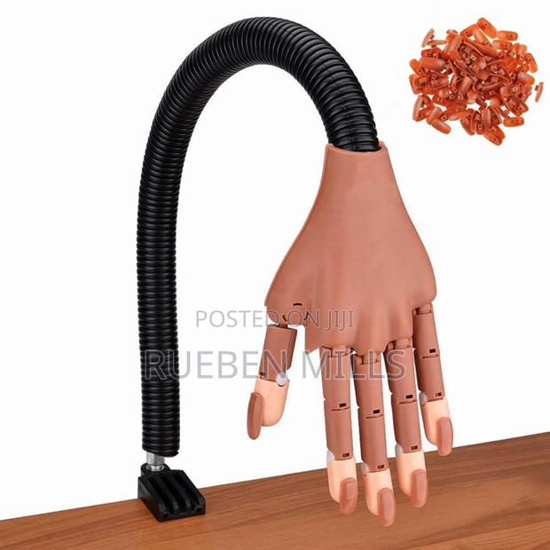 Flexible Nail Practice Hand Kit With False Nails · Photo 2