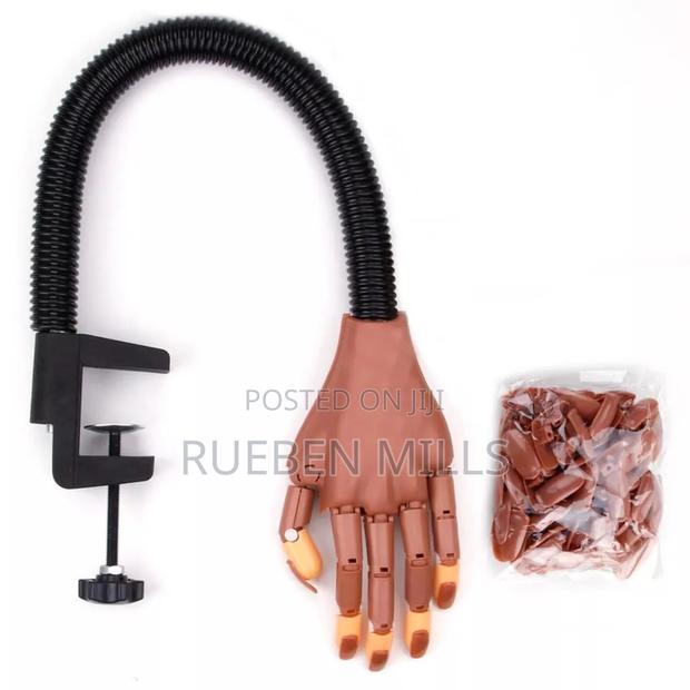 Generic Nail Art Finger Model Practice Mannequin Hand · Photo 3