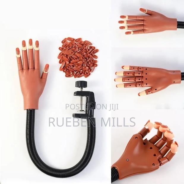 Generic Nail Art Finger Model Practice Mannequin Hand · Photo 4