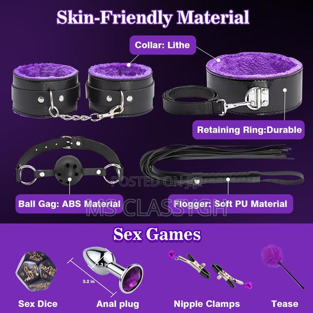 12pcs Sex Bondage BDSM Kit Restraints Adjustable Handcuffs photo 3