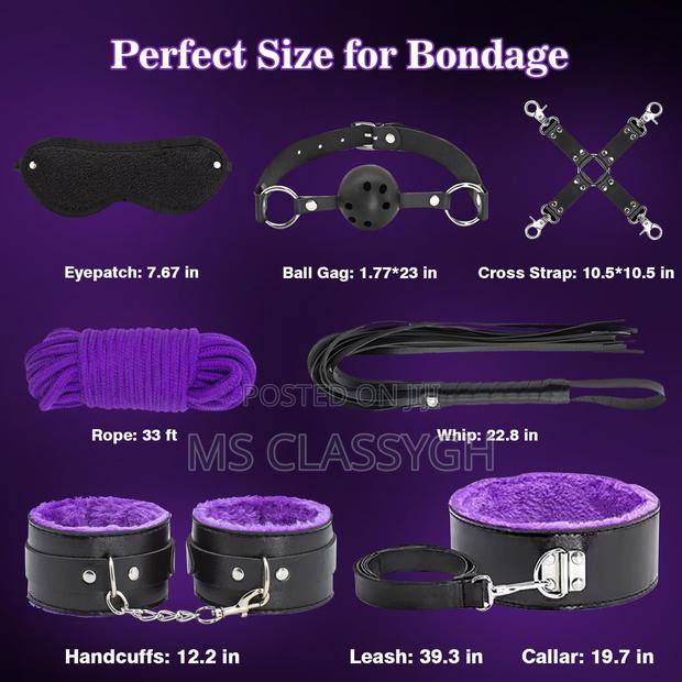 12pcs Sex Bondage BDSM Kit Restraints Adjustable Handcuffs photo 4