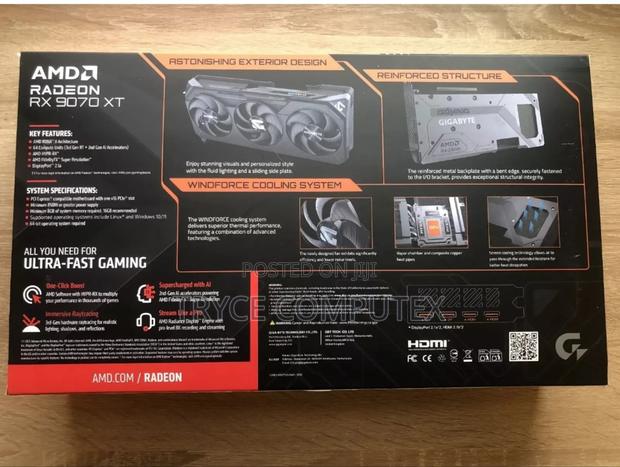 Gigabyte Gaming Radeon Rx 9070 Xt 16gb · Photo 4