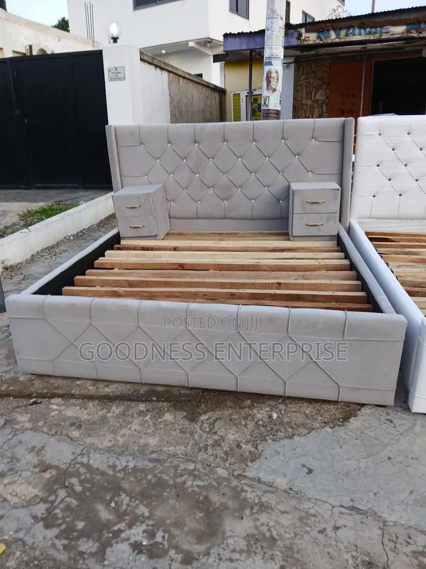 Queen Size Bed Frame With Two Drawers · Photo 2