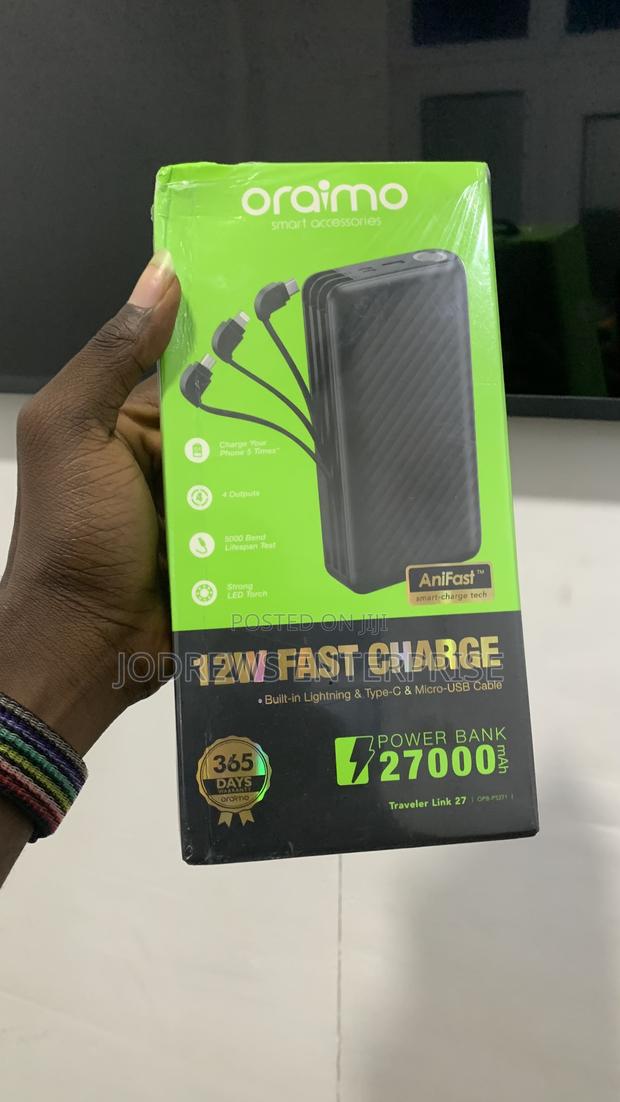 Oraimo Traveler Link 27 27000mah 12w Power Bank · Photo 4