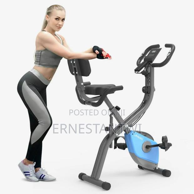 Foldable Exercise Bike From Homecom photo 2