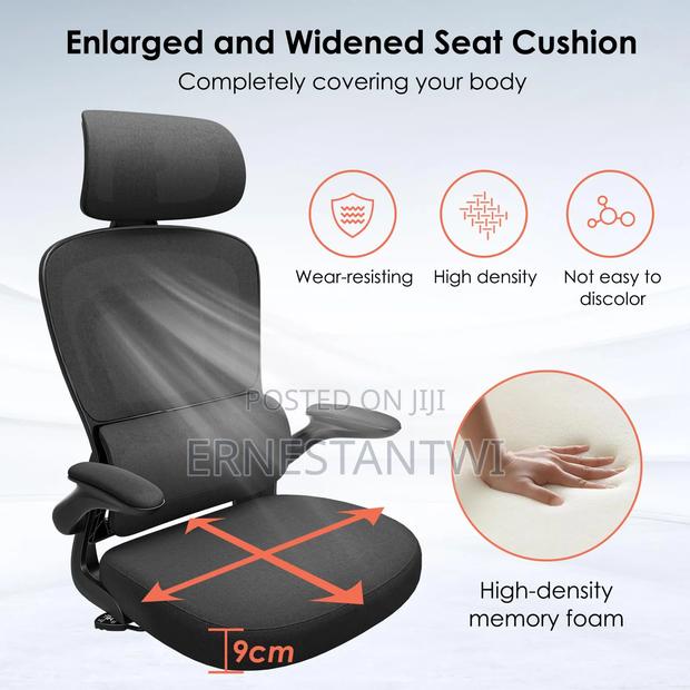 Flip-Up Armrest Ergonomic Chair From Farini, Uk photo 5