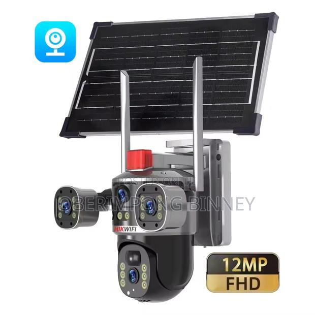 CCTV Triple Lens Solar Camera Wifi Version V380 · Photo 4