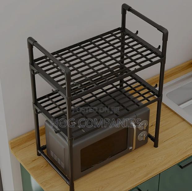Microwave Oven Rack, Adjustable Microwave Stand · Photo 3