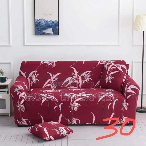 Snug Fit, Easy Care; Elastic Sofa Covers · Photo 2