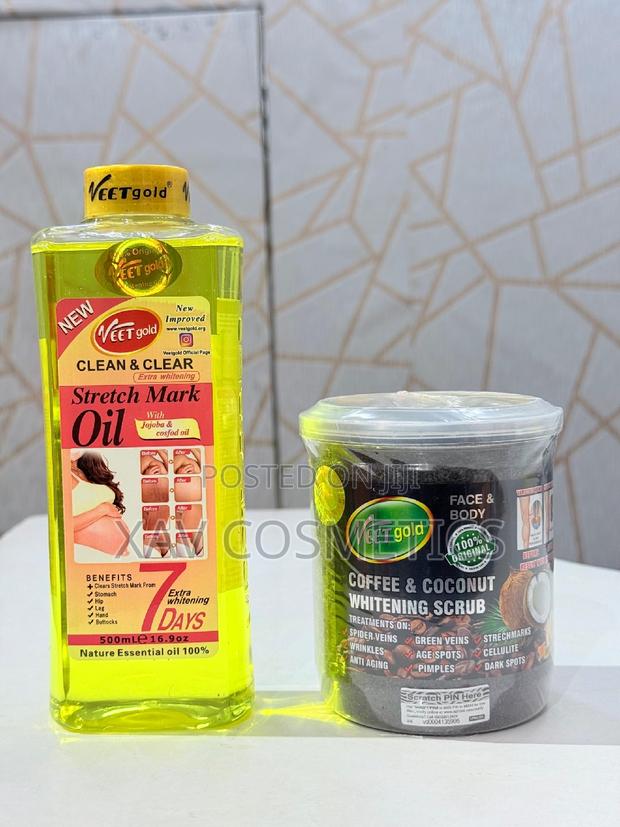 Veetgold Stretch Marks Oil Coffee Scrub for Stretch Marks · Photo 2
