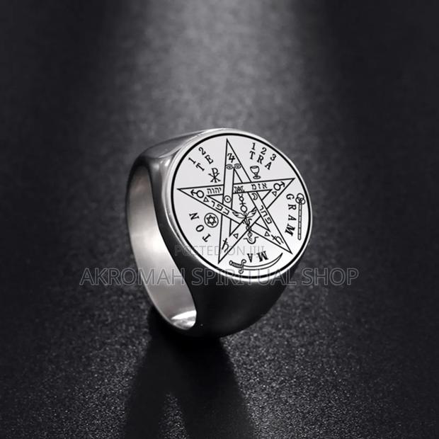 Tetragrammaton Ring - Silver Colour