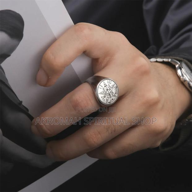 Tetragrammaton Ring - Silver Colour photo 2