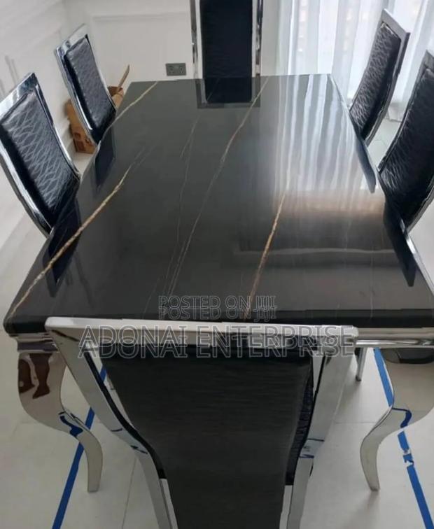 6chairs Dining Set Marble Vdhhth265rij · Photo 1