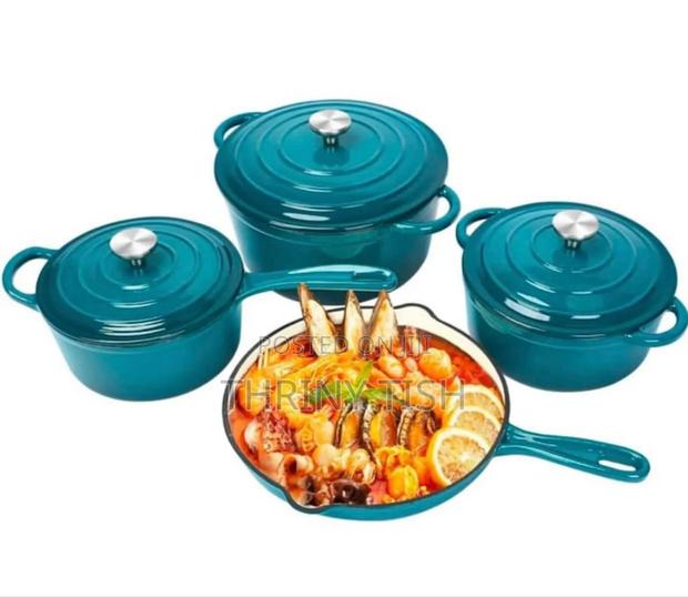 4pcs Cast Iron Cookware Set