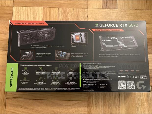 Gigabyte Geforce RTX 5070 Windforce Oc Graphic Card photo 2