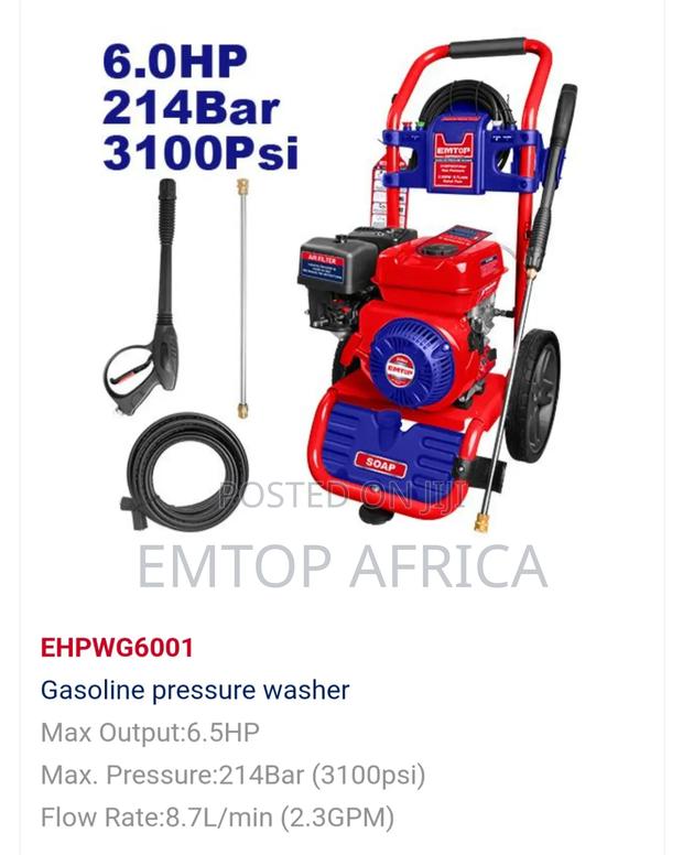 Emtop Ehpwg6001 Heavy-duty Gasoline Pressure Washer photo 2