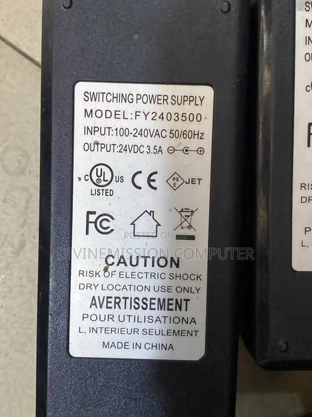 24vdc 3.5a Adapter/ Charger for Printer,Counter,Etc photo 3