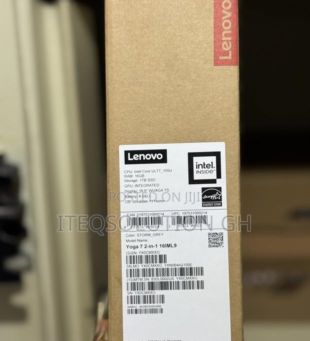 New Laptop Lenovo Yoga 7i 16GB Intel Core Ultra 7 SSD 1T