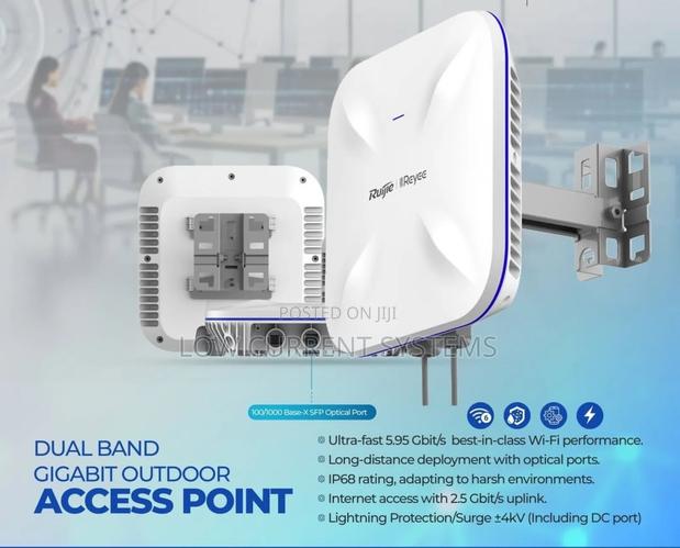 Outdoor Omni Directional Access Point Wifi 6 Long Range Dual · Photo 3