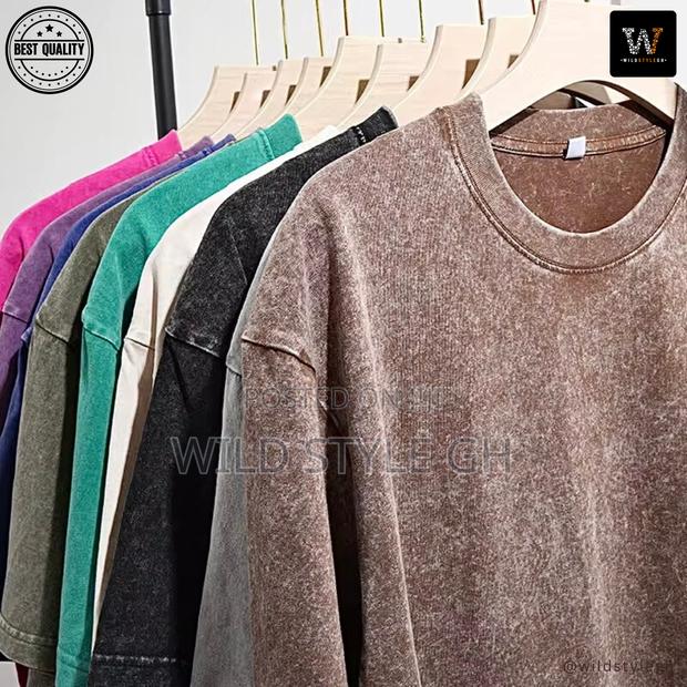 Faded Premium Cotton Acid Wash Vintage T-Shirts