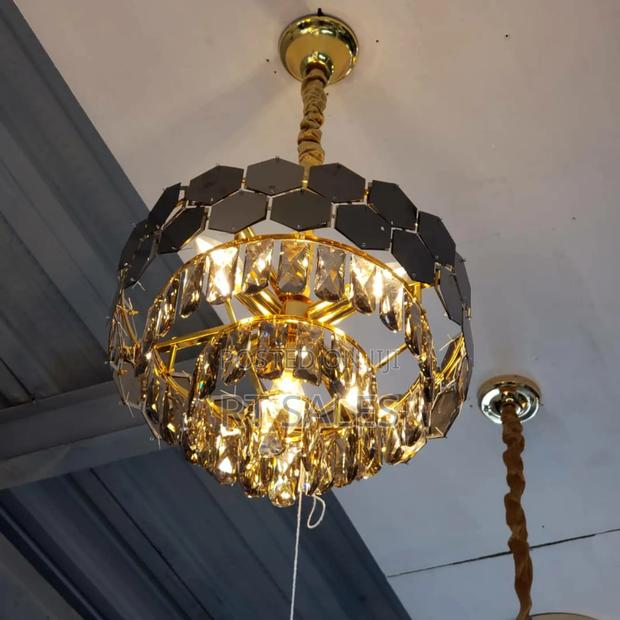 Black and Gold Mini Chandelier Light · Photo 2