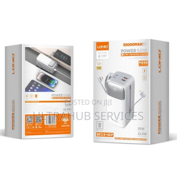 Ldnio Pq50 50000mah Power Bank- White photo 3