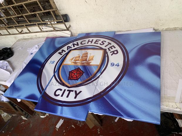 Manchester City Wall Arts Canvas Frames World Club Football · Photo 2