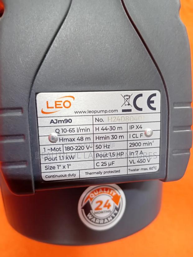 Leo Surface Pump Quality 1.5hp · Photo 4