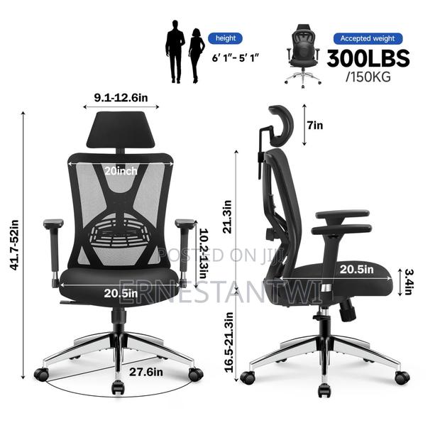 Ticova Ergonomic Mesh Office Chair From Uk photo 2
