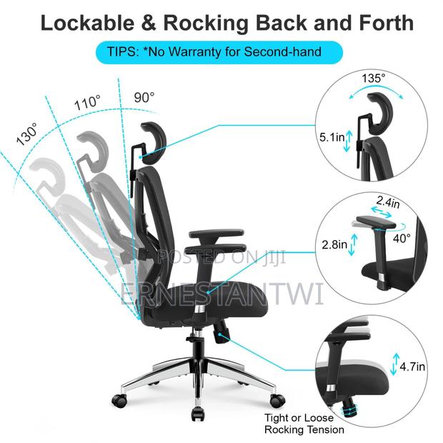 Ticova Ergonomic Mesh Office Chair From Uk photo 3